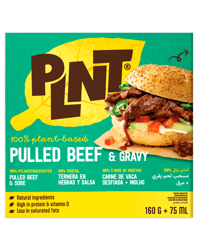 PLNT - Frozen Pulled Beef & Gravy