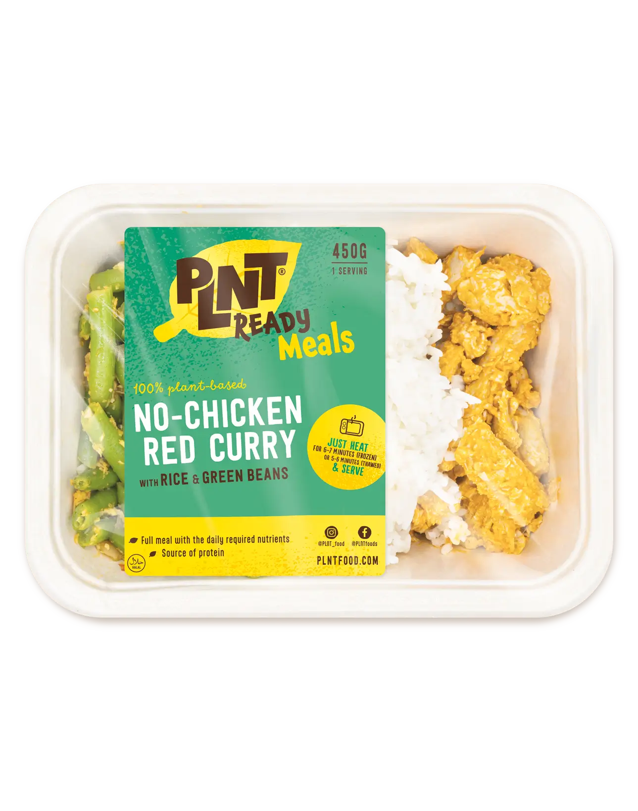 PLNT - Ready Meal No-Chicken Red Curry (EN)