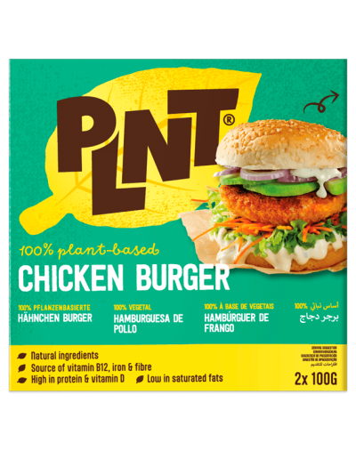 PLNT - Frozen Chicken Burger (EN)