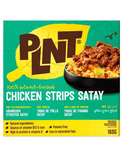 PLNT - Frozen Chicken Strips Satay (EN)