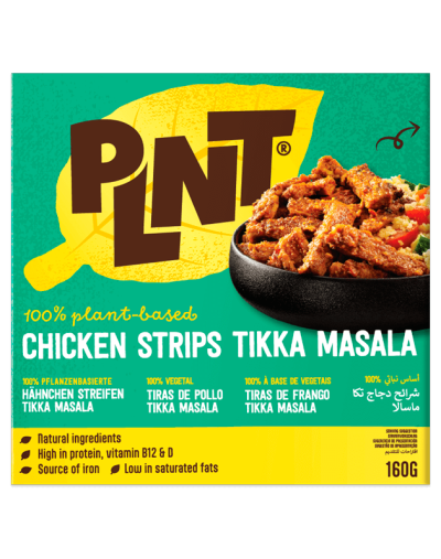 PLNT - Frozen Chicken Strips Tikka Masala (EN)