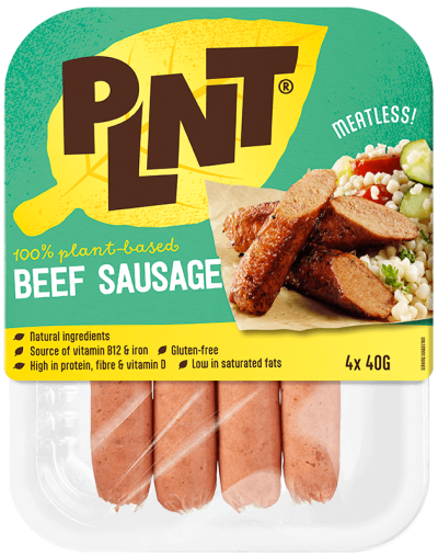 PLNT - Plant-based Beef Sausage